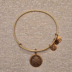 Alex and Ani Seven Swords Gold Tone Charm Bracelet - NWOT